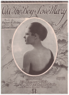 All The Boys Love Mary from 'Ziegfeld Midnight Frolic' 1920 sheet music