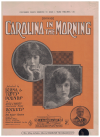 Carolina In The Morning (1922) from 'Rockets' sheet music