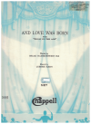 And Love Was Born sheet music