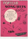 The Latest Morris Popular Song Hits Folio piano songbook (1956) 
used 1950s piano song book for sale in Australian second hand music shop