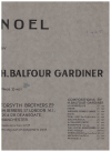 Noel by H Balfour Gardiner used sheet music