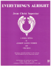 Everything's Alright (1970) from 'Jesus Christ Superstar' sheet music