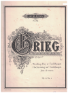 Edvard Grieg piano sheet music