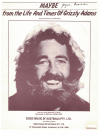 Maybe from 'The Life And Times Of Grizzly Adams' (1976) used sheet music