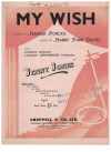 My Wish from 'Jenny Jones' (1944) sheet music