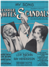 My Song from 'George White's Scandals' (1931) sheet music