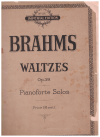 Brahms Waltzes Op.39 Nos.1-16