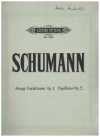 Schumann Abegg-Variationen Op. 1 and Papillons Op. 2 sheet music