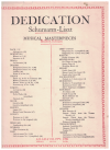 Robert Schumann Dedication sheet music