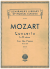 Mozart Concerto in D minor for the Piano (Kochel 466) (Philipp/Kullak) Two Piano Score Schirmer's Library 
of Musical Classics Vol. 661 used two-piano sheet music score for sale in Australian second hand music shop