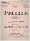 Harlequin 1921 sheet music