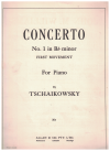 Tschaikowsky Concerto Op.23 No.1 in Bb minor First Movement sheet music