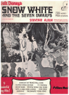 Walt Disney's Snow White And The Seven Dwarfs Souvenir Album used piano songbook