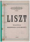 Franz Liszt 5ieme and 6ieme Rhapsodie Hongroises sheet music