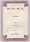 No No Nora! sheet music