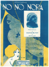 No, No, Nora! from 'Aladdin' (1923) sheet music