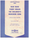 Nick Nack Paddy Whack (This Old Man) sheet music