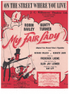 On The Street Where You Live from 'My Fair Lady' (1956) used sheet music