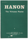 Hanon The Virtuoso Pianist In Sixty Exercises For The Piano (Alphonse Schott) Imperial Edition No.595 used piano method book for sale in Australian second hand music shop