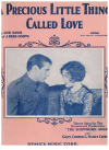A Precious Little Thing Called Love (1928) song from film 'The Shopworn Angel' by Lou Davis J Fred Coots 
used original piano sheet music score for sale in Australian second hand music shop
