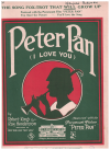 Peter Pan (I Love You) sheet music