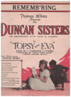 Rememb'ring from 'Topsy And Eva' (1923) sheet music