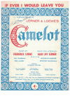 If Ever I Would Leave You from 'Camelot' (1960) sheet music