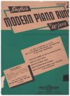 Shefte's Modern Piano Runs Volume 2 by Art Shefte (1948) used book for sale in Australian second hand music shop