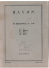 Haydn Symphony No.99 in E flat Major for Orchestra study score