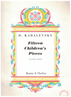 Dmitri Kabalevsky Fifteen Children's Pieces Op.27 sheet music