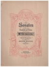 Beethoven Sonaten fur Pianoforte und Violine (Joseph Joachim) Score Only Edition Peters 
used original sheet music scores for sale in Australian second hand music shop