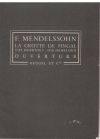Mendelssohn La Grotte de Fingal Overture 'The Hebrides' Op.26 for Orchestra study score