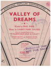 Valley Of Dreams sheet music