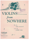 Violins From Nowhere from 'Michael Todd's Peep Show' (1950) sheet music