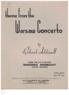 Theme from Warsaw Concerto Addinsell sheet music