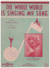 The Whole World Is Singing My Song from 'No, No, Nanette' (1946) sheet music