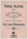 Thine Alone from 'Eileen' (1924) sheet music