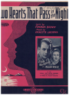 Two Hearts That Pass In The Night from 'The Tivoli 1943 Folies Bergere' (1941) sheet music