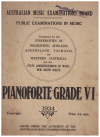 AMEB Piano Examinations in Music 1934 Grade 6