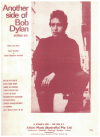 Another Side Of Bob Dylan Recorded Hits PVG songbook