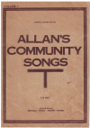 Allan's Community Songs Volume 1