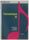 Beethoven Variationen fur Klavier Urtext Book II