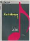 Beethoven Variationen fur Klavier Urtext Book I