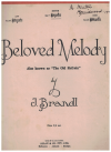 Beloved Melody (The Old Refrain) (in F) (1940) sheet music