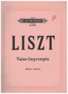Liszt Valse-Impromptu sheet music