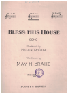 Bless This House (in C) (1932) sheet music