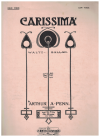 Carissima (1904) sheet music