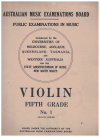 AMEB Violin Examinations No.1 2nd Series 5th Grade