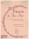 James Hook Six Trios Op.83 For Three Flutes (or for Three Clarinets Three Saxophones or Similar Like-Instruments) edited H Voxman Score and 3 parts NEW 
flute trio sheet music scores for sale in Australian music shop