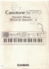 Casiotone MT-70 Electronic Keyboard Casio Operation Manual owner's manual
